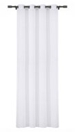 MyBestHome Voálová dlouhá záclona s kroužky Lada ring woal bílá 140 × 250 cm (1 kus) - Curtain