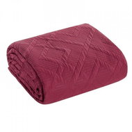 MyBestHome Bedspread ALMERIA 220x240 cm burgundy - Bed Cover