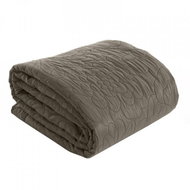 MyBestHome Bedspread ATLANTA 220x240 cm dark beige - Bed Cover