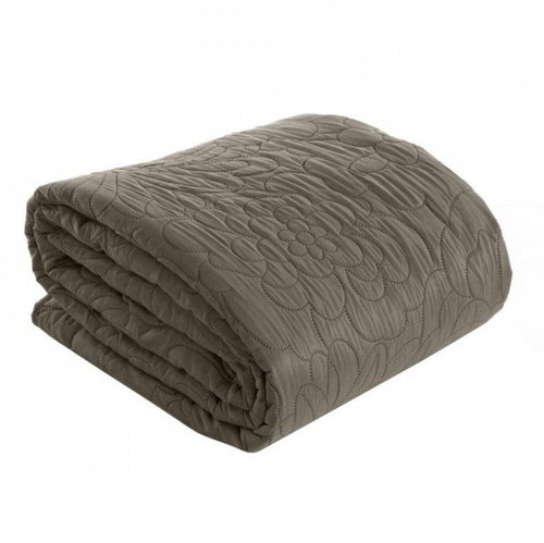 MyBestHome Bedspread ATLANTA 220x240 cm dark beige - Bed Cover - Main image