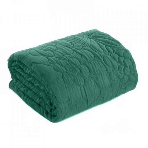 MyBestHome Bedspread ATLANTA 220x240 cm turquoise - Bed Cover - Main image