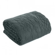 MyBestHome Bedspread ATLANTA 220x240 cm grey - Bed Cover