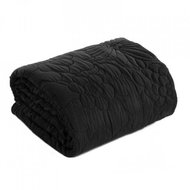 MyBestHome Bedspread ATLANTA 220x240 cm black - Bed Cover