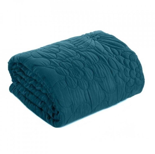 MyBestHome Bedspread ATLANTA 220x240 cm blue - Bed Cover - Main image