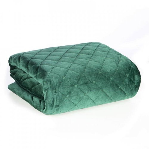MyBestHome Bedspread RENE 220x240 cm green - Bed Cover - Main image