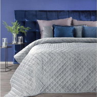 MyBestHome Bedspread RENE 220x240cm Silver - Bed Cover