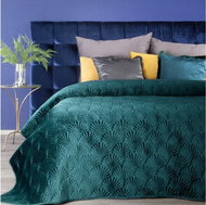 MyBestHome Bedspread SAVA 220x240 cm dark turquoise - Bed Cover