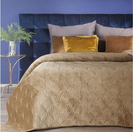 MyBestHome Bedspread SAVA, 220x240cm, Honey - Bed Cover