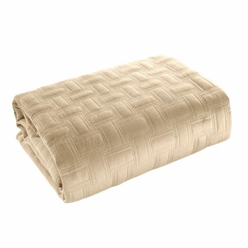 MyBestHome Bedspread RAISA 220x240 cm beige - Bed Cover - Main image