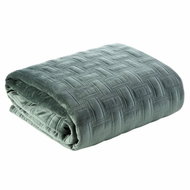 MyBestHome Bedspread RAISA 220x240 cm dark mint - Bed Cover
