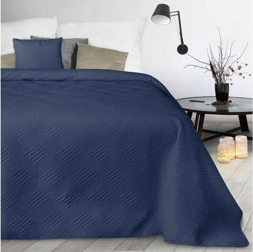 MyBestHome Bedspread ULRIKA 220x240 cm garnet - Bed Cover - Main image