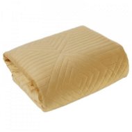 MyBestHome Prikrývka na posteľ RAINIER 220 × 240 cm medová - Prikrývka na posteľ
