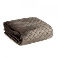 MyBestHome Bedspread MILLY 220x240 cm brown - Bed Cover