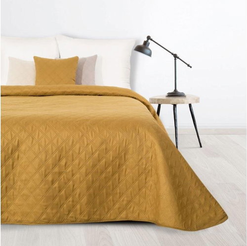 MyBestHome Bedspread SAN JUAN 220x240 cm honey - Bed Cover - Main image