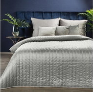 MyBestHome Bedspread WHITNEY 220x240 cm silver - Bed Cover