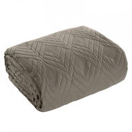 MyBestHome Bedspread SAN LUIZ 220x240 cm dark beige - Bed Cover