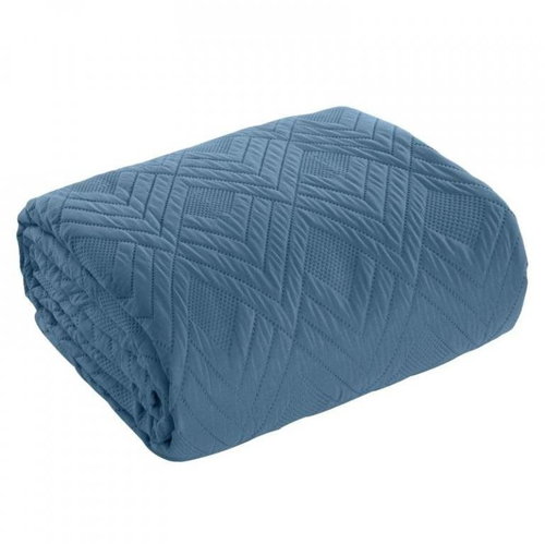 MyBestHome Bedspread SAN LUIZ 220x240 cm blue - Bed Cover - Main image