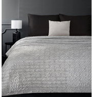 MyBestHome Bedspread ALBERTO 220x240 cm silver - Bed Cover