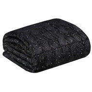 MyBestHome Bedspread ALBERTO 220x240 cm black - Bed Cover