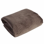 MyBestHome Bedspread SOHO 220x240 cm brown - Bed Cover