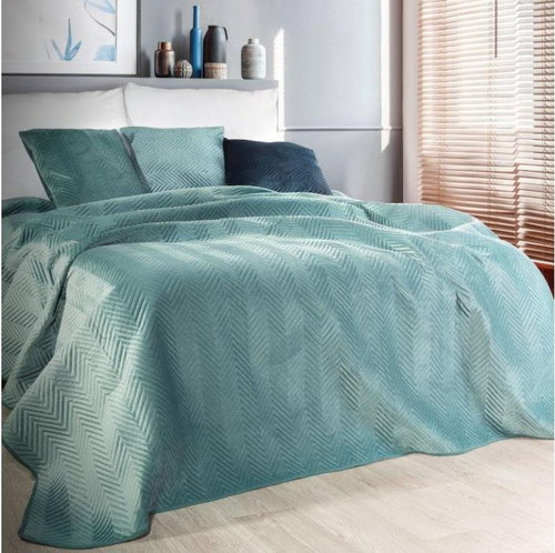 MyBestHome SOHO bedspread 220x240 cm mint - Bed Cover - Main image