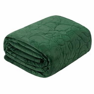 MyBestHome Bedspread FLORISA 220x240 cm green - Bed Cover