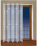 MyBestHome Decorative jacquard curtain with tape KAMILA 250 white 200x250 cm - Curtain