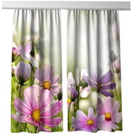 MyBestHome 3D decorative curtain 405V FIORI 2x160x250 cm set of 2 pieces - Drape