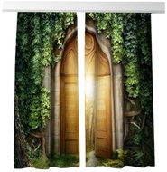 MyBestHome 3D decorative curtain 501V MYSTERY 2x 160x250 cm set of 2 pieces - Drape