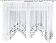 MyBestHome Dekorační oblouková krátká záclona NADIA 130 bílá 300x130 cm - Záclona