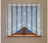 MyBestHome Decorative jacquard curtain with tape ARELY 160 white 300x160 cm - Curtain