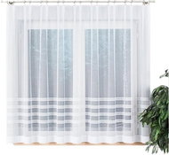 MyBestHome Dekorační vzorovaná záclona BALBINA 160 bílá 300x160 cm - Záclona