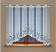 MyBestHome Decorative jacquard curtain YURIKO 160 white 300x160 cm - Curtain