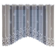 MyBestHome Decorative jacquard curtain ELIANA 160 white 300x160 cm - Curtain