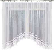 MyBestHome Decorative curtain DORIANA 160 white 400x160 cm - Curtain