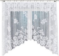 MyBestHome Decorative curtain PETUNIA 160 white 400x160 cm - Curtain