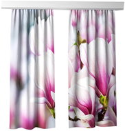 MyBestHome 3D decorative curtain 101V FLOWERS 2x160x250 cm set of 2 pieces - Drape