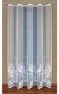 MyBestHome Decorative jacquard curtain with tape VALERIA 250 white 200x250 cm - Curtain