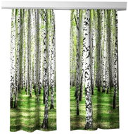 MyBestHome 3D decorative curtain 114V GROVE 2x160x250 cm set of 2 pieces - Drape