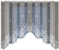MyBestHome Decorative jacquard curtain with tape ARLETTA 160 white 300x160 cm - Curtain
