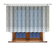 MyBestHome Decorative jacquard curtain with tape DANIELA 120 white 300x120 cm - Curtain