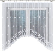 MyBestHome Decorative curtain FLORENTYNA 160 white 330x160 cm - Curtain