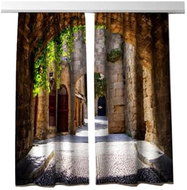 MyBestHome 3D decorative curtain 204V SECRET 2x160x250 cm set of 2 pieces - Drape