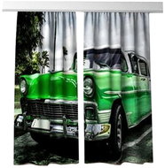 MyBestHome 3D decorative curtain 209V CUBA 2x160x250 cm set of 2 pieces - Drape