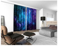 MyBestHome 3D decorative curtain 308V NEBULA 02 2x160x250 cm set of 2 pieces - Drape