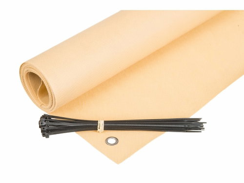 MyBestHome Balcony screen OSLO beige, height 90 cm, width 700 cm - Screen - Main image