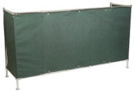 MyBestHome Balcony screen OSLO green, height 100 cm, width 500 cm - Screen