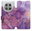 Book for Honor Magic7 Lite 5G - Purple Marble