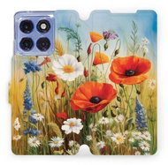Mobiwear Flip Book for Motorola Edge 60 Pro - Summer Meadow - Phone Case