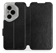 Mobiwear Flip Book for Honor 400 Pro - Black - Phone Case